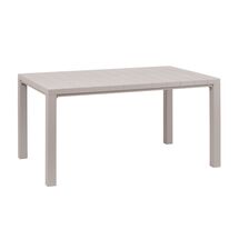TOOMAX DAVIDE Ορθογώνιο Τραπέζι 147x88x74cm Πλαστικό Βάρος 12.5kg Όψη Φυσικού Ξύλου Taupe Ιταλίας
