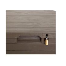TOOMAX Ιταλίας Πλαστικό Μπαούλο 77.5x44.5x53cm 160lt 4.5kg MULTIBOX WOODY'S LINE WARM Καφέ