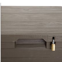 TOOMAX Ιταλίας Πλαστικό Μπαούλο 42.5x45x50cm 90lt 2.7kg MULTIBOX WOODY'S LINE Καφέ