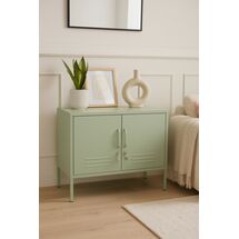 STEELEN COLOR Μεταλλικός Μπουφές 100x40x70cm Πάχους 0.7mm Εσωτερικού Χώρου με Πόδια Mint