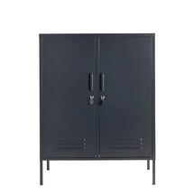 STEELEN COLOR Μεταλλική Ντουλάπα 80x40x90cm Πάχους 0.4mm Εσωτερικού Χώρου με Πόδια Slate Grey