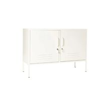 STEELEN COLOR Μεταλλικός  Μπουφές 100x40x70cm Πάχους 0.4mm Εσωτερικού Χώρου με Πόδια Signal Cotton White