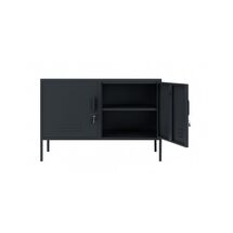 STEELEN COLOR Μεταλλικός Μπουφές 100x40x70cm Πάχους 0.4mm Εσωτερικού Χώρου με Πόδια Slate Grey
