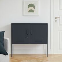 STEELEN COLOR Μεταλλικός Μπουφές 100x40x70cm Πάχους 0.4mm Εσωτερικού Χώρου με Πόδια Slate Grey