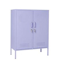 STEELEN COLOR Μεταλλική Ντουλάπα 80x40x90cm Πάχους 0.4mm Εσωτερικού Χώρου με Πόδια Lilac