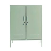STEELEN COLOR Μεταλλική Ντουλάπα 80x40x90cm Πάχους 0.4mm Εσωτερικού Χώρου με Πόδια Pastel Green