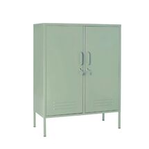 STEELEN COLOR Μεταλλική Ντουλάπα 80x40x90cm Πάχους 0.4mm Εσωτερικού Χώρου με Πόδια Pastel Green