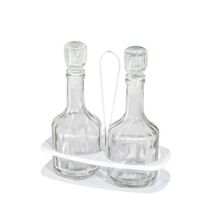 Λαδόξυδο 16x7x15,5cm Γυαλί+Μεταλικό Βαμμένο σε 2 χρώματα