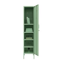 STEELEN COLOR Μεταλλική Ντουλάπα 40x45x190cm Πάχους 0.4mm Εσωτερικού Χώρου με Πόδια Pastel Green