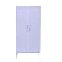 STEELEN COLOR Μεταλλική Ντουλάπα 90x55x190cm Πάχους 0.4mm Εσωτερικού Χώρου με Πόδια Lilac