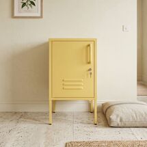 STEELEN COLOR Metal Wardrobe 40x45x50cm 0.4mm Thickness Interior with Butter Yellow