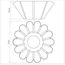 TRAMONTINA Φόρμα Brioche με Αντικολλητική Επίστρωση Starflon Max Ø22x9.5cm 1.3lt
