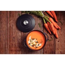 TRAMONTINA Μαντεμένια Κατσαρόλα Trento Induction Ø24cm 4lt με Εμαγιέ Εξωτερικό & Αντικολλητική Επίστρωση Starflon Excellent 3.8kg