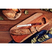 TRAMONTINA Μαχαίρι Ψωμιού Polywood 17.7cm (7") με Ανοξείδωτη Οδοντωτή Λεπίδα και Ξύλινη Χειρολαβή