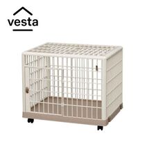 VESTA Κλουβί Περιορισμού και Περίφραξης Κατοικιδίου 65x50x56cm Πλαστικό ABS με Ρόδες 7.5kg PetCage 1 Small/Medium ΜπεζVESTA Κλουβί Περιορισμού και Περίφραξης Κατοικιδίου 65x50x56cm Πλαστικό ABS με Ρόδες 7.5kg PetCage 1 Small/Medium Μπεζ