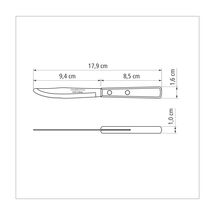 TRAMONTINA Polywood Μαχαίρι Βουτύρου Inox 9.4cm με Κόκκινη Ξύλινη Λαβή