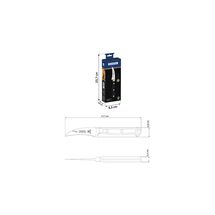TRAMONTINA Century 7.62cm (3") Μαχαίρι Ξεφλουδίσματος Ανοξείδωτο με Σφυρήλατη Λεπίδα & Πλαστική Λαβή
