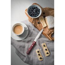 Μαχαίρι Γενικής Χρήσης TRAMONTINA Polywood Ανοξείδωτο 11.5cm (5") με Κόκκινη Ξύλινη Λαβή