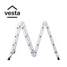 VESTA Πολυμορφική Σκάλα Αλουμινίου 4Χ4 MAX Ύψος 4.64m MAX Αντοχή 150kg Πιστοποίηση EN131