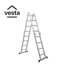 VESTA Πολυμορφική Σκάλα Αλουμινίου 4Χ4 MAX Ύψος 4.64m MAX Αντοχή 150kg Πιστοποίηση EN131