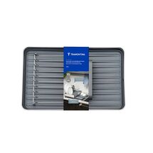 TRAMONTINA Plurale - Στραγγιστήρι Πιάτων (25 Χ 40 Χ 10cm) από ΙΝΟΧ και Πολυπροπυλένιο 1,15kg