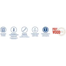 Μαχαίρι Γενικής Χρήσης TRAMONTINA Polywood  με Λεία Λεπίδα 16cm και Ξύλινη Λαβή