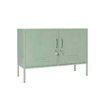 STEELEN COLOR Μεταλλικός Μπουφές 100x40x70cm Πάχους 0.4mm Εσωτερικού Χώρου με Πόδια Pastel Green