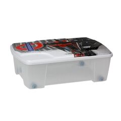 ARTPLAST Ιταλίας Κουτί Αποθήκευσης 56x39x18cm Πλαστικό 35lt Διάφανο Decor London