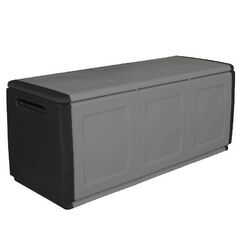 ARTPLAST Ιταλίας Μπαούλο 138x53x57 330lt Αποθήκευσης Πλαστικό  MASSIF 13kg Μαύρο/Γκρι CUBE
