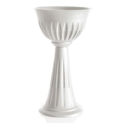 Ανθοστήλη Ø43x74.5cm Πλαστική 20lt Λευκή ALBA COLUMN BAMA Ιταλίας