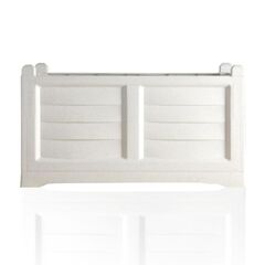 BAMA ITALY Θήκη Ζαρντινιέρας Βαρέως Τύπου 80x43x42cm 120lt Λευκή