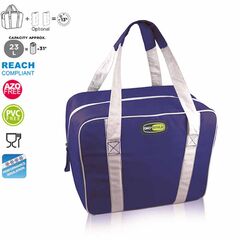 GIOSTYLE Ιταλίας Ισοθερμική Τσάντα 38x16x30cm Πάχος 6mm 23lt Πολυεστέρας 300D MAX Απόδοση 13 Ώρες Πιστοποιήσεις Azo FREE/REACH EVO MEDIUM Μπλε