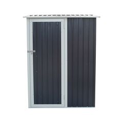STEELEN Μεταλλική Αποθήκη Κήπου 143x89x186 (4.7'x3') 1m² Γαλβανιζέ Joy Γκρι