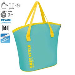 GIOSTYLE Ιταλίας Ισοθερμική Τσάντα 41.5x17.5x38.5cm Πάχος 4mm 16lt Πολυεστέρας 70D MAX Απόδοση 10 Ώρες Πιστοποίηση REACH S-BAG Γαλάζιο-Κίτρινο