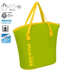 GIOSTYLE Ιταλίας Ισοθερμική Τσάντα 41.5x17.5x38.5cm Πάχος 4mm 16lt Πολυεστέρας 70D MAX Απόδοση 10 Ώρες Πιστοποίηση REACH S-BAG Πράσινο-Κίτρινο