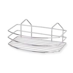 TEKNO-TEL Ραφιέρα Μπάνιου 24x15x9cm Πάχος Ø4mm Βάρος 0.3kg Ανοξείδωτο Ατσάλι (INOX)