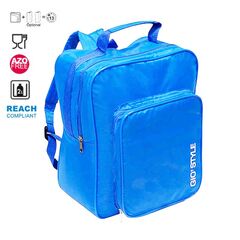 GIOSTYLE Ιταλίας Ισοθερμική Τσάντα Πλάτης 27x16x34cm Πάχος 5mm 17lt Πολυεστέρας ΜΑΧ Απόδοση 13 Ώρες Πιστοποιήσεις Azo FREE/Reach FIESTA BACKPACK Γαλάζιο