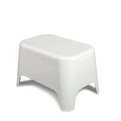 TOOMAX Ορθογώνιο Τραπέζι 59x39x36cm Πλαστικό Βάρος 3.4kg Petra Matte White Ιταλίας