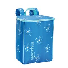 GIOSTYLE Ιταλίας Ισοθερμική Τσάντα Πλάτης 26.7x17x35cm Πάχος 4mm 15lt Πολυεστέρας 70D MAX Απόδοση 10 Ώρες Πιστοποίηση REACH EASY STYLE BACKPACK Μπλε