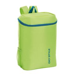 GIOSTYLE Ιταλίας Ισοθερμική Τσάντα Πλάτης 28x20x37cm Πάχος 6mm 20lt Πολυεστέρας 120D MAX Απόδοση 11 Ώρες Πιστοποιήσεις Azo FREE/REACH FRIO BACKPACK Πράσινο