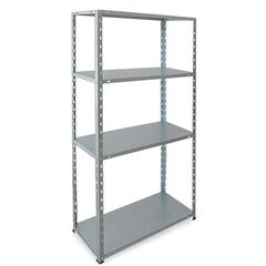 VESTA Μεταλλική Γαλβανιζέ Ραφιέρα Dexion 4όροφη 75x30x145.5cm 5kg MAX Αντοχή 120kg (30kg / Ράφι)