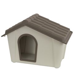 ARTPLAST ITALY Σπίτι Σκύλου 97x77.5x74 LARGE 11kg Μπεζ/Καφέ
