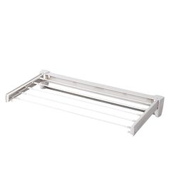 VESTA Απλώστρα Ρούχων Τοίχου-Μπάνιου FASTROLL 71x37x11cm Πτυσσόμενη Πλαστικό ABS 5 Μεταλλικές Βέργες 5mm 1 Κρεμάστρα INOX 10mm Άπλωμα 4.2m