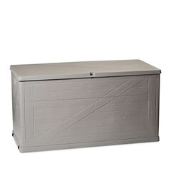 TOOMAX Ιταλίας Μπαούλο Αποθήκευσης 120x56x63cm 420lt Πλαστικό 8.5kg MULTIBOX WOOD Warm Grey