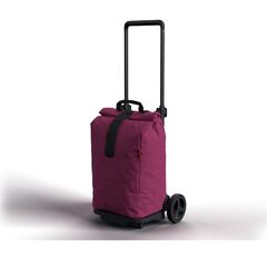 GIMI Ιταλίας Καρότσι Λαϊκής XL 50lt Μεταλλικό με Τσάντα Πολυεστέρα Τηλεσκοπικό Χερούλι Αντοχής 30kg SPRINTER VIOLET Μωβ