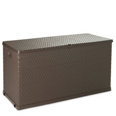 TOOMAX Ιταλίας Μπαούλο Αποθήκευσης 120x56x63cm 420lt Πλαστικό 8.5kg MULTIBOX RATTAN BROWN