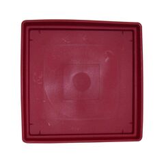 PLASTONA Πιάτο Caspo/Γλάστρας για Natura Tetra Mat/Brillante 26x26x3.6cm Μπορντώ