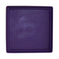 PLASTONA Πιάτο Caspo/Γλάστρας για Natura Tetra Mat/Brillante 26x26x3.6cm Μπορντώ Μωβ