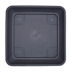 PLASTONA Πιάτο Caspo/Γλάστρας για Natura Tetra Mat/Brillante 36x36x5cm Ανθρακί