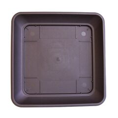 PLASTONA Πιάτο Caspo/Γλάστρας για Natura Tetra Mat/Brillante 36x36x5cm Καφέ